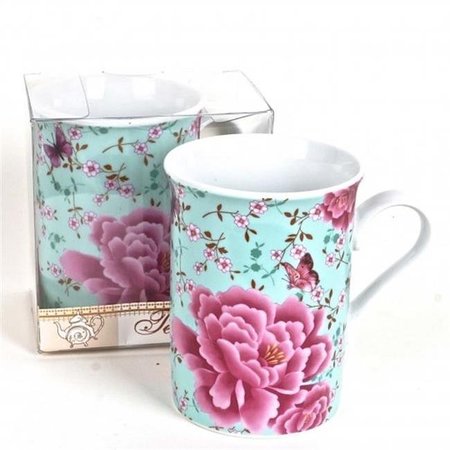 COOKHOUSE Porcelain Mug In Gift Box - Peonies Tea Time CO1380493